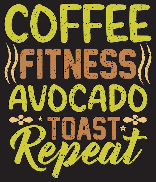 Coffee tshirt design vector