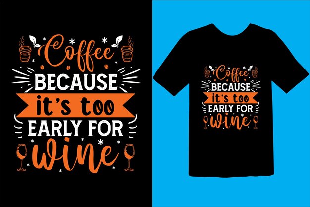 coffee tshirt design