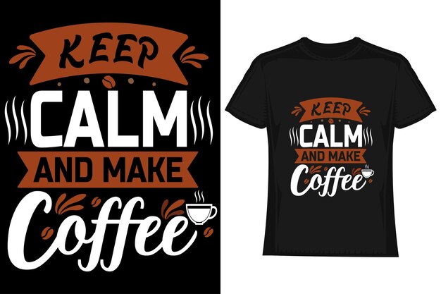 coffee tshirt vector design