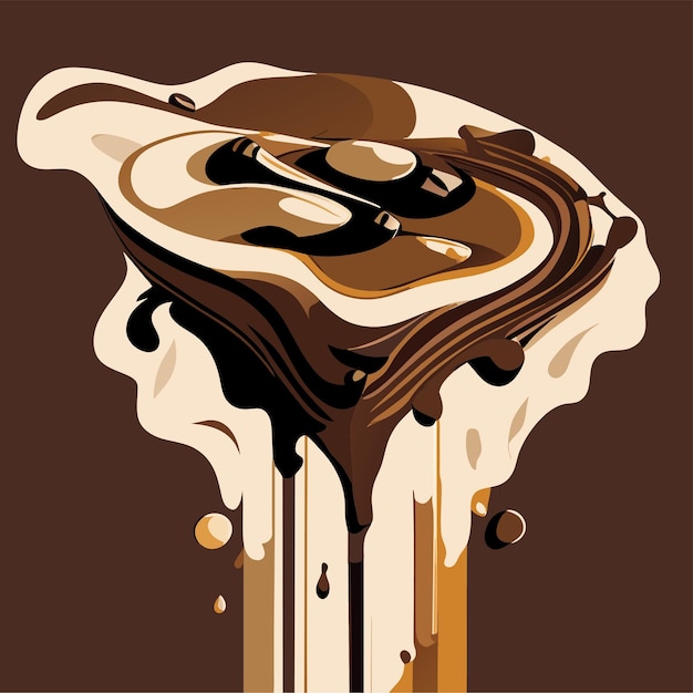 Vector coffee types illustration concept