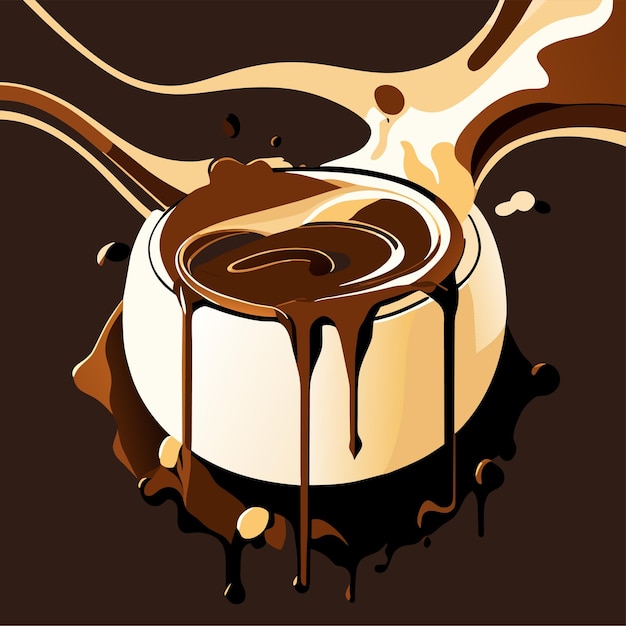 Coffee types illustration concept