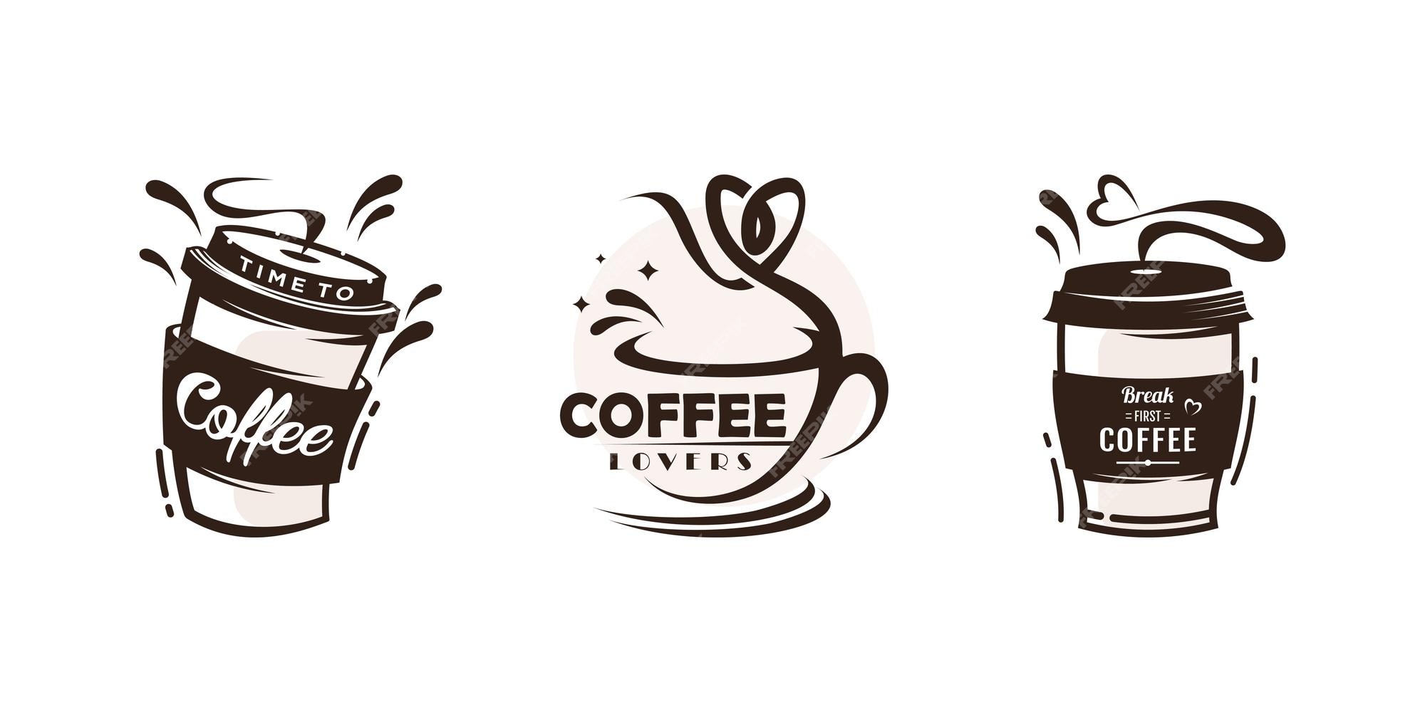 Premium Vector | Coffee vector logo design with unique concept ...