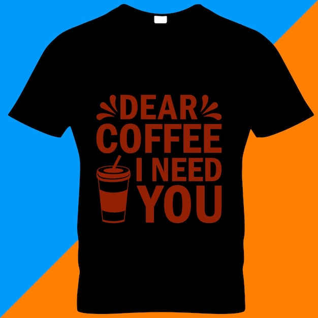 Coffee Vector T-shirt Designs.