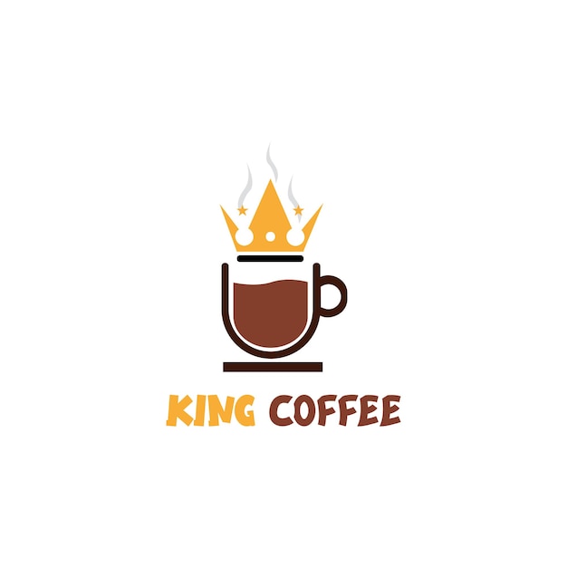 Coffee And vintage king logo