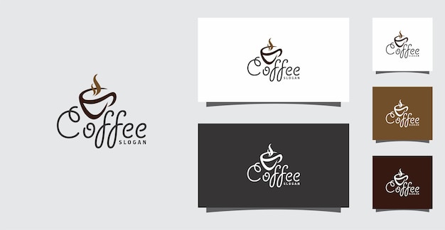 coffee vintage logo design