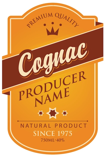 cognac label