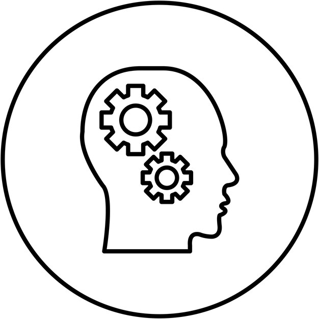 Cognitieve icoon vector afbeelding Kan worden gebruikt voor Life Skills