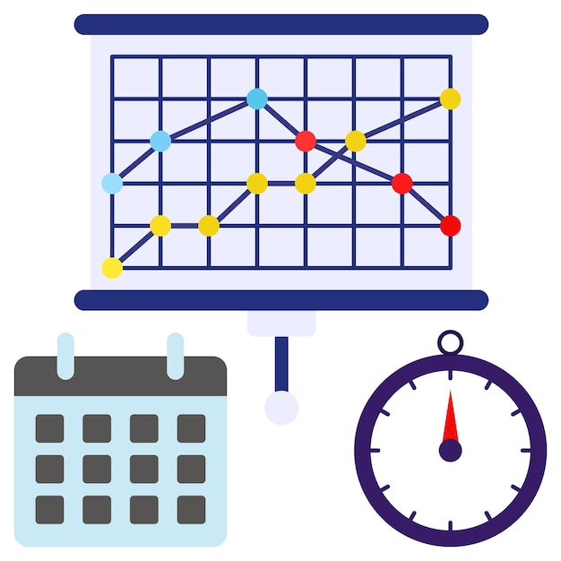 Cognizant Time Allocation Product Launch Concept Sales Vs Revenue History Vector Business Design