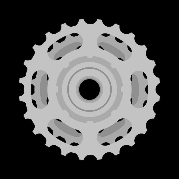 Vector cogwheel vector image