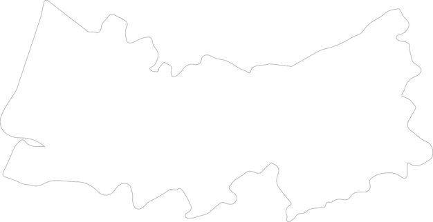 Coimbra Portugal outline map