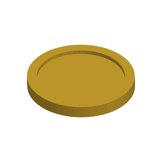 Coin icon vector