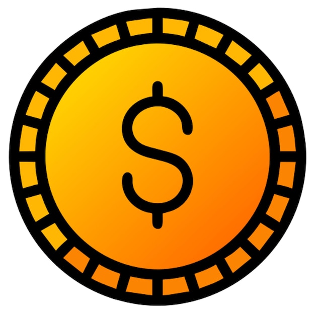 Vector coin icon