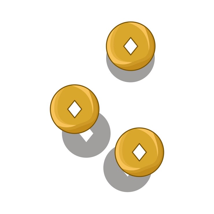 Vector coin illustration