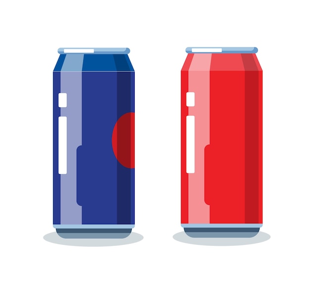 cola can isolated vector illustration