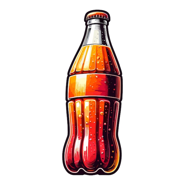 Cola Water Vector Illustration