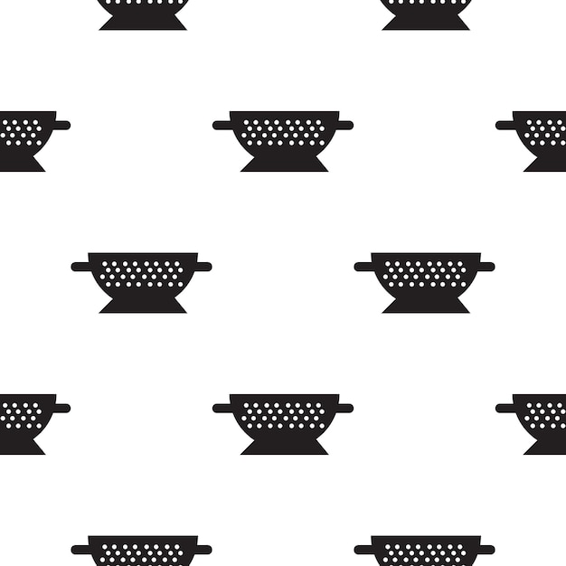 Colander icon illustration