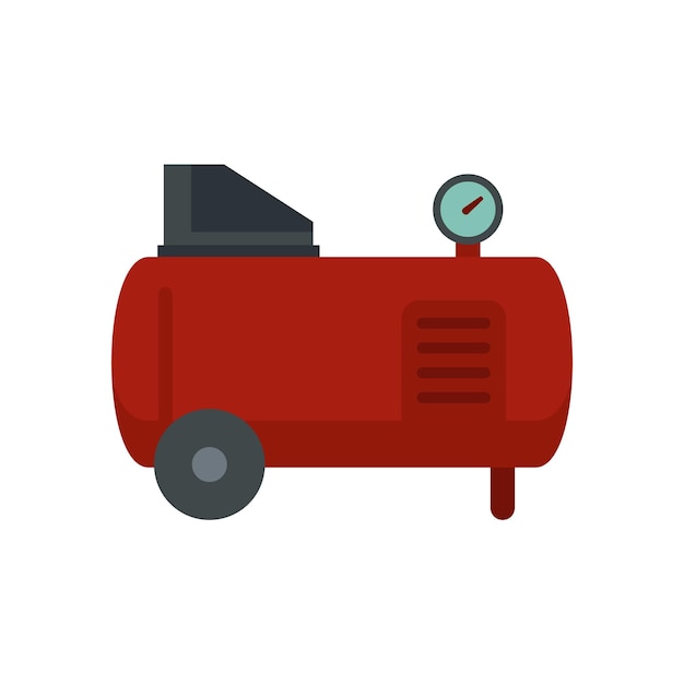 Cold air compressor icon flat illustration of cold air compressor vector icon for web design