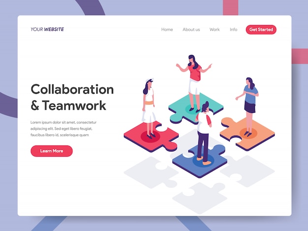 Collaborative en Teamwork bestemmingspagina