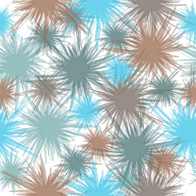 Collage contemporary seamless pattern