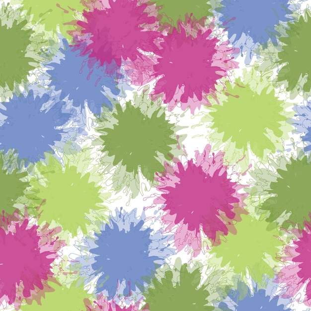 Collage contemporary seamless pattern