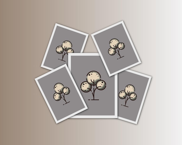 collage frame photo template