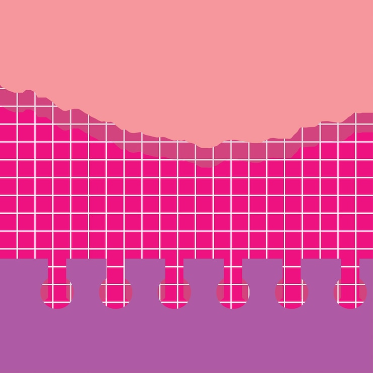Vector collage illustration background