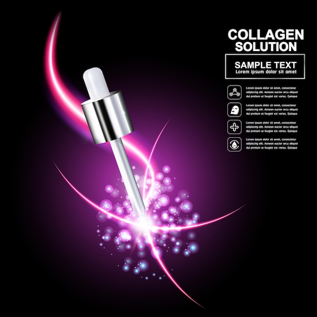 Collageen en vitamine of serum