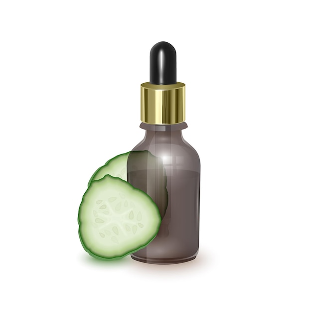 Collageen-komkommer-extract-serum en vitamine voor huidverzorging