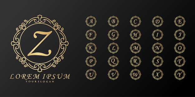 Collectie bruiloft monogram logo's