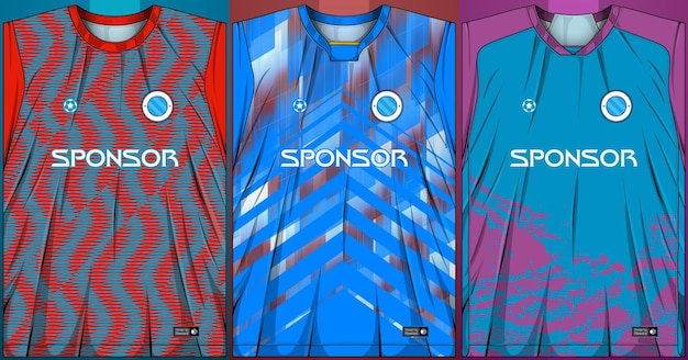 Collectie sportshirts - Voetbalshirt voor sublimatie