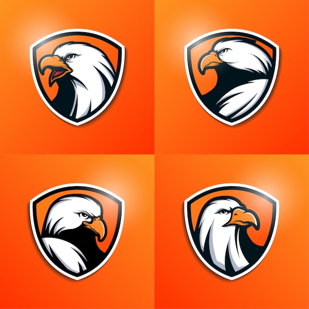 Collectie van eagle-logo