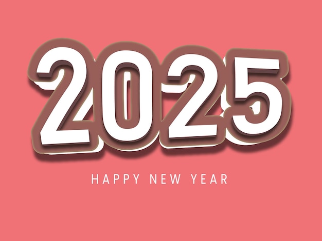 Collectie van Happy New Year 2025 Ontwerpen Elegante en mooie posterontwerpen Vector premium