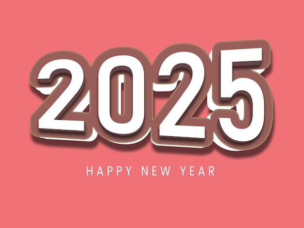 Collectie van Happy New Year 2025 Ontwerpen Elegante en mooie posterontwerpen Vector premium