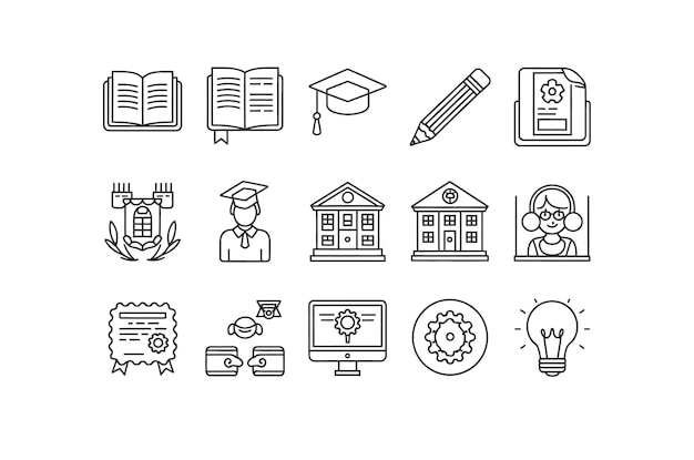 Collectie van Iconen voor Onderwijs en Leren
