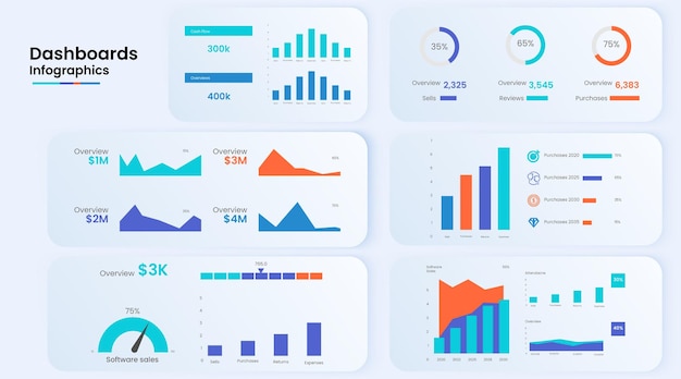 Collectie van infografische elementen