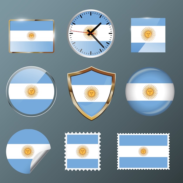 Collectie vlag Argentinië