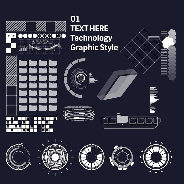 Collection of all isolate element digital things for iot.