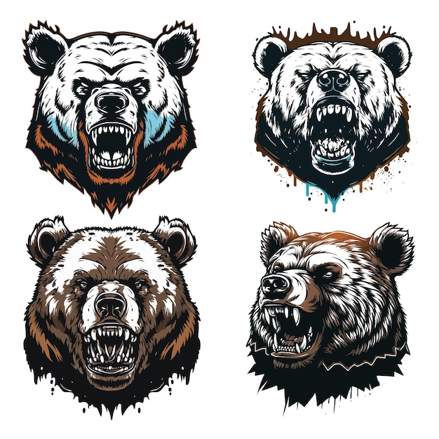 A collection of bears with the word bear on the front.