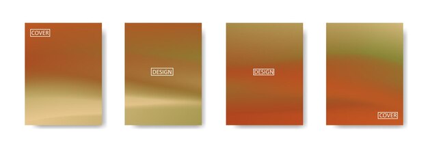 collection of beautiful colorful abstract gradient backgrounds for poster flyer banner templates