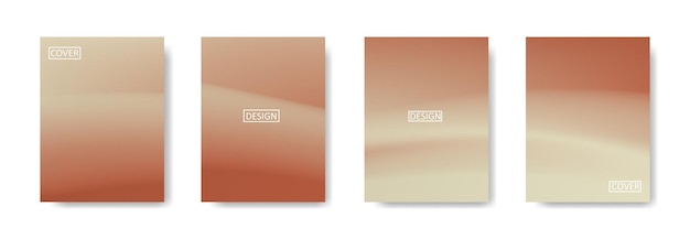 collection of beautiful colorful abstract gradient backgrounds for poster flyer banner templates