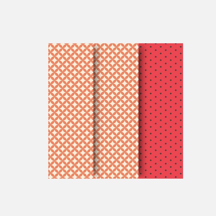 Vector collection of bright vector seamless colorful patterns vintage design trendy retro funky backgrou