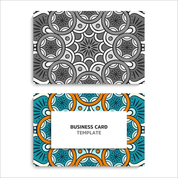 Vector collection business card or invitation.  background