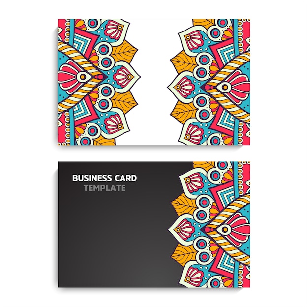 Collection Business card or invitation. background