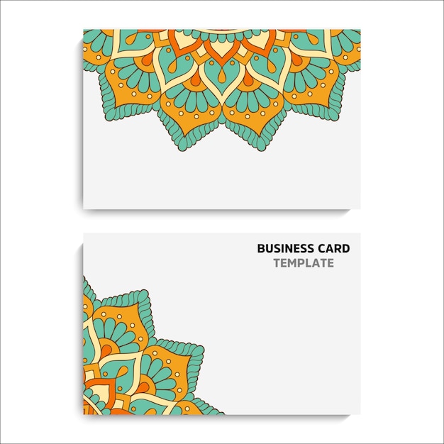 Vector collection business card or invitation.