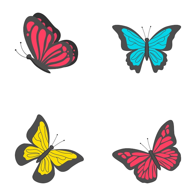 Collection of Butterfly Sticker