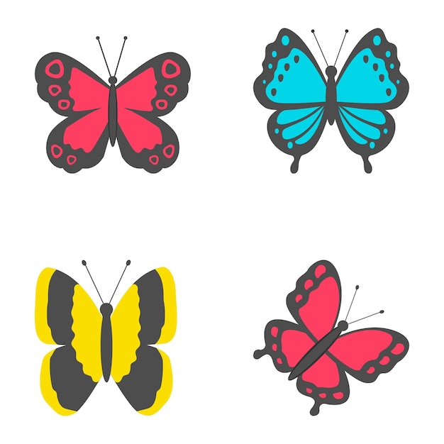 Collection of Butterfly Sticker