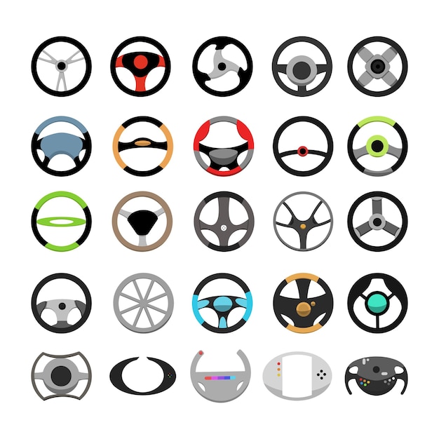Collection of car wheels
