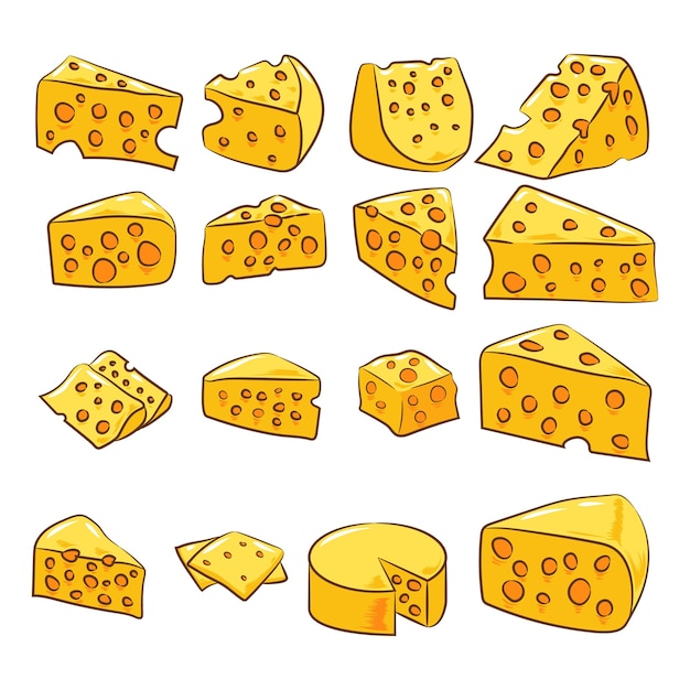 チーズとチーズを含むチーズのコレクション