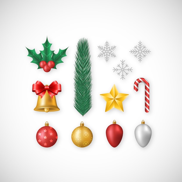 Vector collection of christmas element