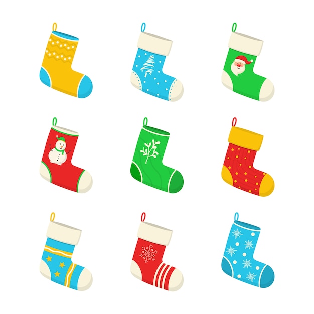 Collection of Christmas stockings